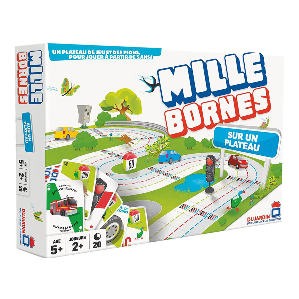 Mille Bornes sur un plateau